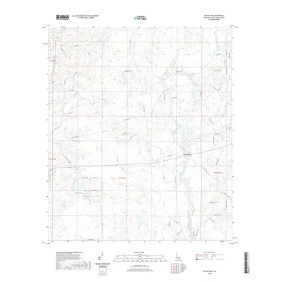 2020 Map of White Sand, 2020 Print