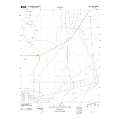 2010 Map of White Sands, 2010 Print