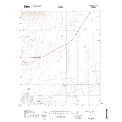 2023 Map of White Sands, 2023 Print