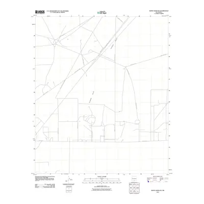 2010 Map of White Sands NE, 2010 Print