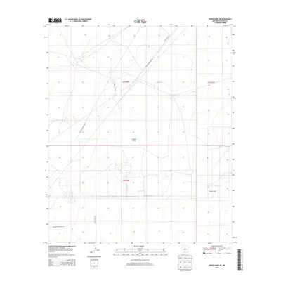 2013 Map of White Sands NE, 2013 Print