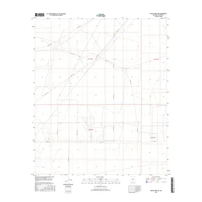 2017 Map of White Sands NE, 2017 Print