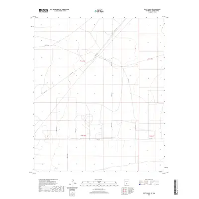 2020 Map of White Sands NE, 2020 Print