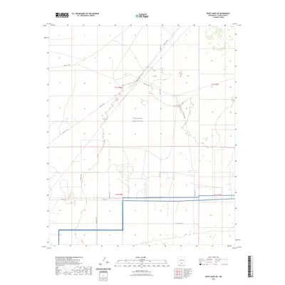 2023 Map of White Sands NE, 2023 Print