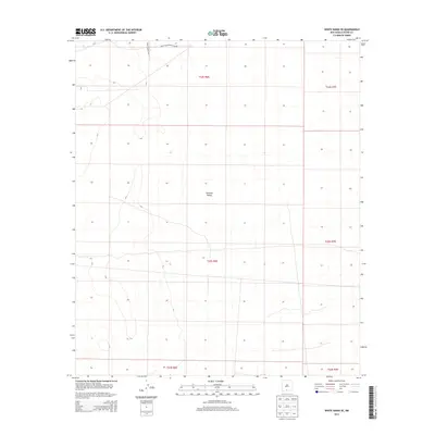 2013 Map of White Sands SE, 2013 Print