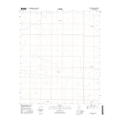 2017 Map of White Sands SE, 2017 Print