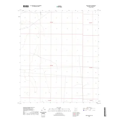 2020 Map of White Sands SE, 2020 Print