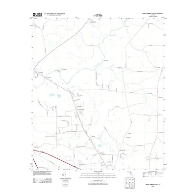 2012 Map of White Springs East, 2012 Print