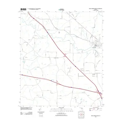 2012 Map of White Springs West, 2012 Print