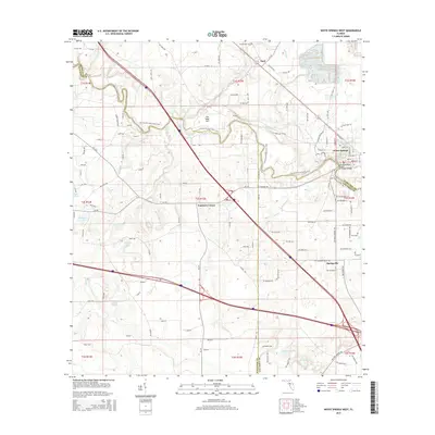 2015 Map of White Springs West, 2015 Print