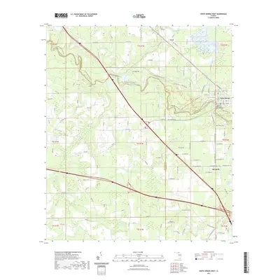 2021 Map of White Springs West, 2021 Print