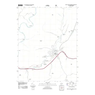 2011 Map of White Sulphur Springs, 2011 Print