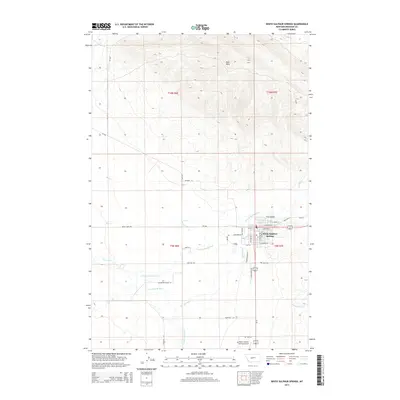 2014 Map of White Sulphur Springs, 2014 Print