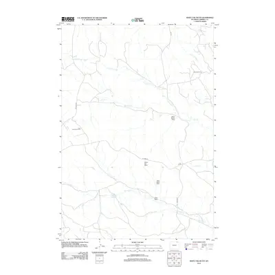 2012 Map of White Tail Butte, 2012 Print