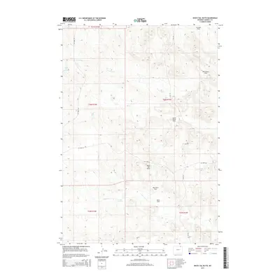 2015 Map of White Tail Butte, 2015 Print