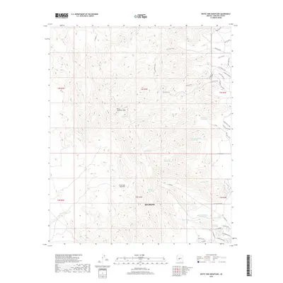 2018 Map of White Tank Mountains, 2018 Print