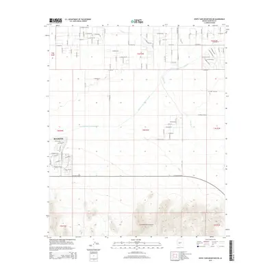 2014 Map of White Tank Mountains NE, 2014 Print