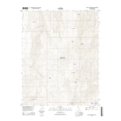 2015 Map of White Top Mountain, 2015 Print