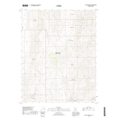 2018 Map of White Top Mountain, 2018 Print