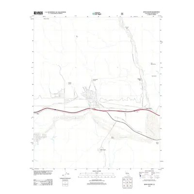 2012 Map of White Water, 2012 Print