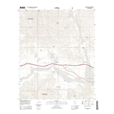 2015 Map of White Water, 2015 Print