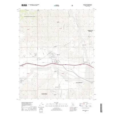 2018 Map of White Water, 2018 Print