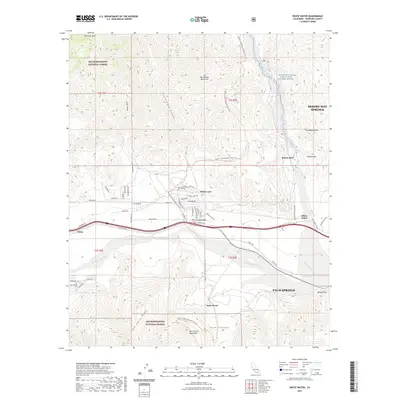 2021 Map of White Water, 2021 Print