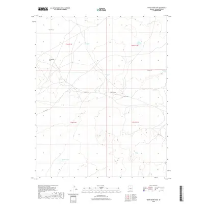 2018 Map of White Water Tank, 2018 Print