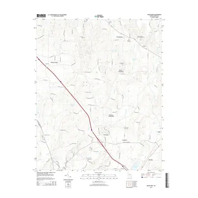 2014 Map of White West, 2014 Print