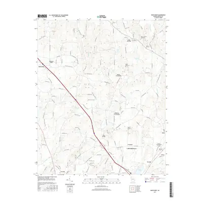 2017 Map of White West, 2017 Print