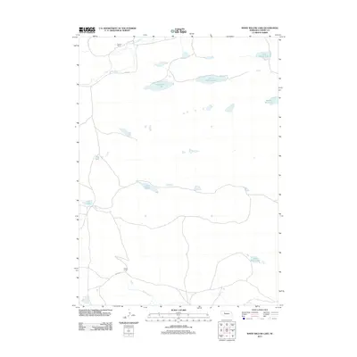 2011 Map of White Willow Lake, 2011 Print
