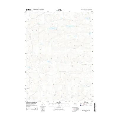 2014 Map of White Willow Lake, 2014 Print