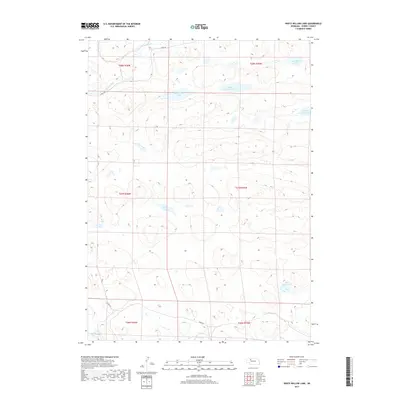 2017 Map of White Willow Lake, 2017 Print