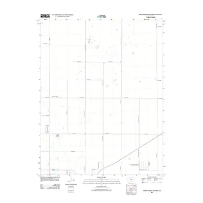 2012 Map of White Woman Bottoms, 2012 Print