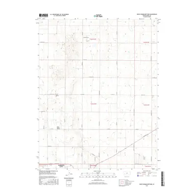 2015 Map of White Woman Bottoms, 2015 Print