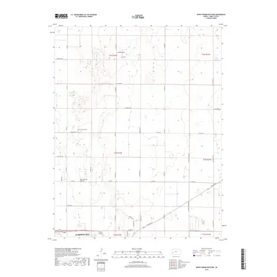 2018 Map of White Woman Bottoms, 2018 Print