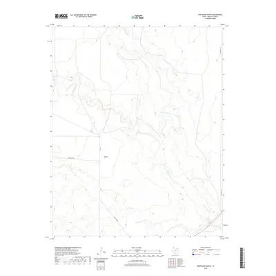 2019 Map of Whiteaker Ranch, 2019 Print