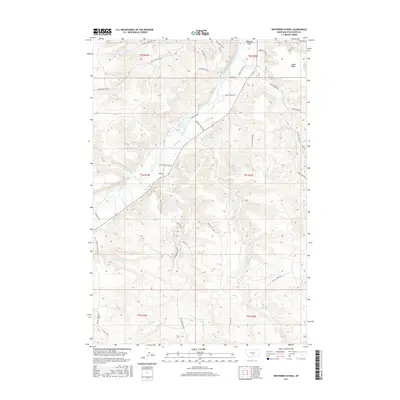 2017 Map of Whitebird School, 2017 Print