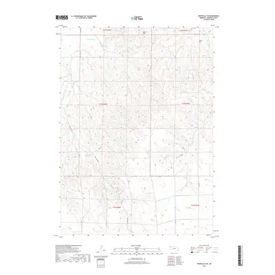 2017 Map of Whiteclay SW, 2017 Print