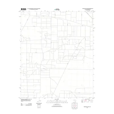 2012 Map of Whiteface SW, 2012 Print