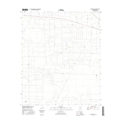 2016 Map of Whiteface SW, 2016 Print