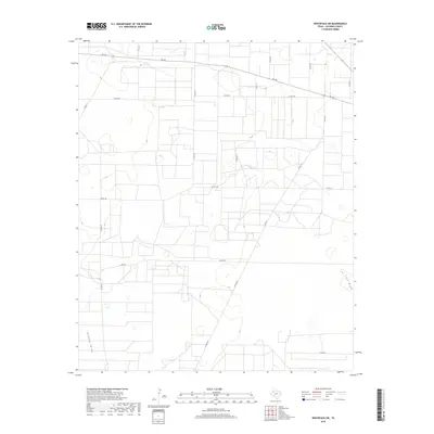 2019 Map of Whiteface SW, 2019 Print