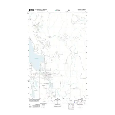 2011 Map of Whitefish, 2011 Print