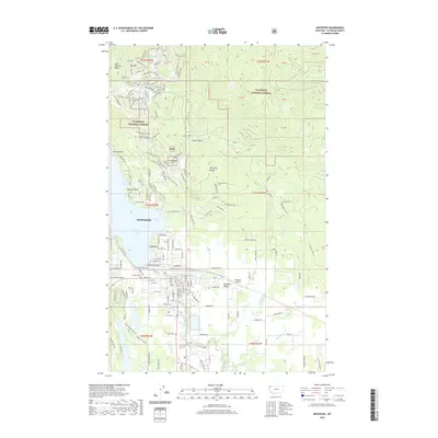 2020 Map of Whitefish, 2020 Print