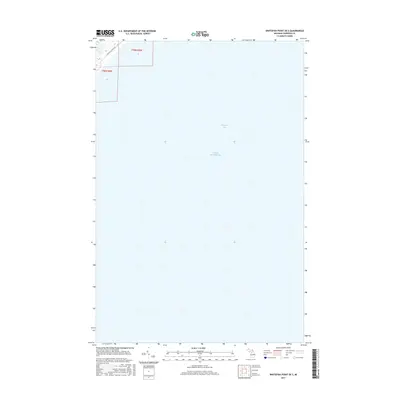 2017 Map of Whitefish Point OE S, 2017 Print