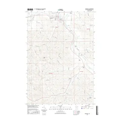 2015 Map of Whitehall, 2015 Print