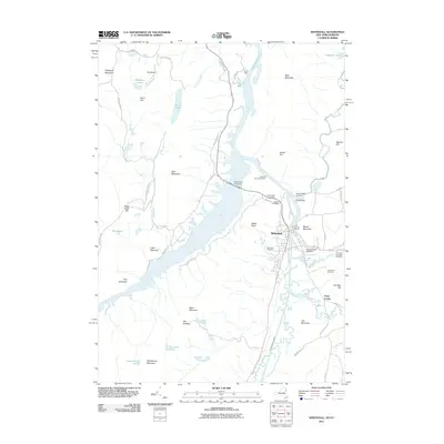 2011 Map of Whitehall, 2011 Print