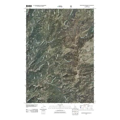 2011 Map of Whitehawk Mountain, 2011 Print