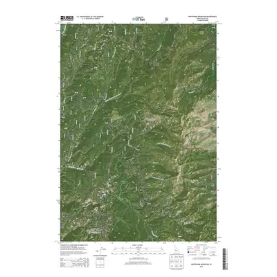 2013 Map of Whitehawk Mountain, 2013 Print