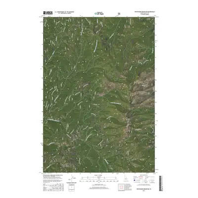 2017 Map of Whitehawk Mountain, 2017 Print